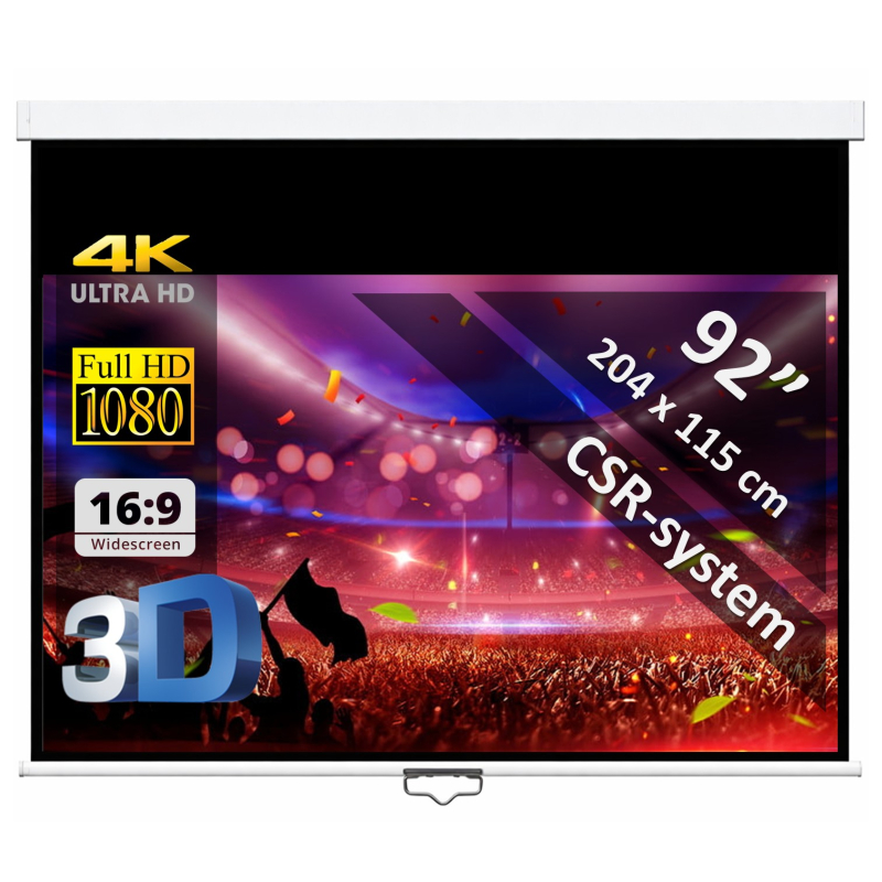  Écran manuel 92" - 234 cm (16:9)